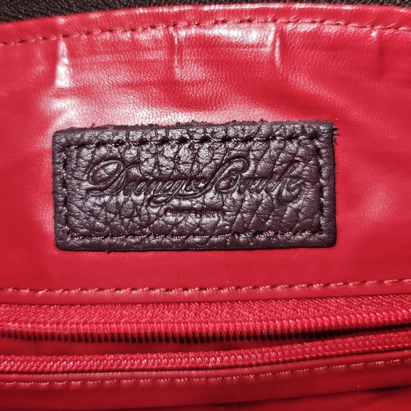 Dooney & Burke Burgandy Men's Toiletry Bag with Textured Finish - Picture 6 of 15